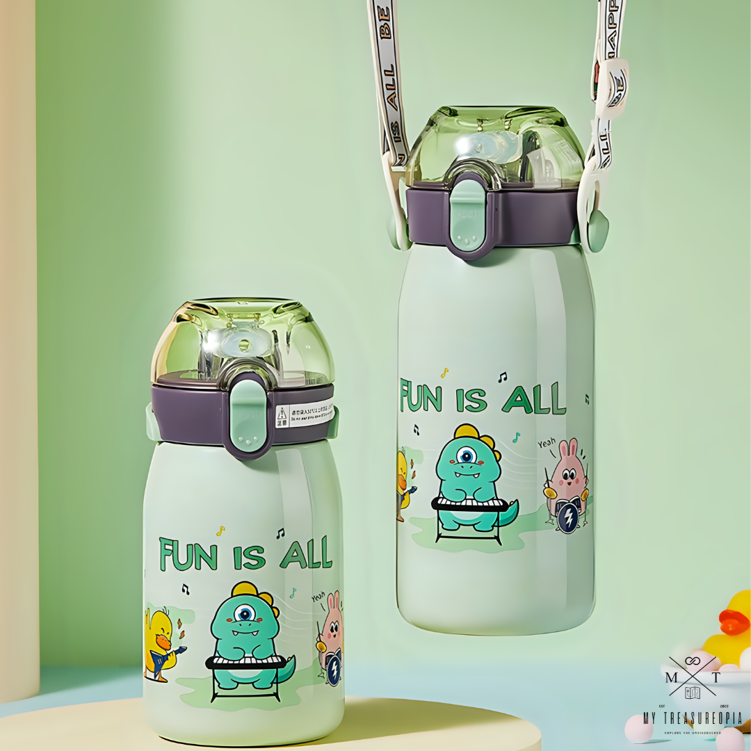 Animal Theme School Water Bottle - 530ML