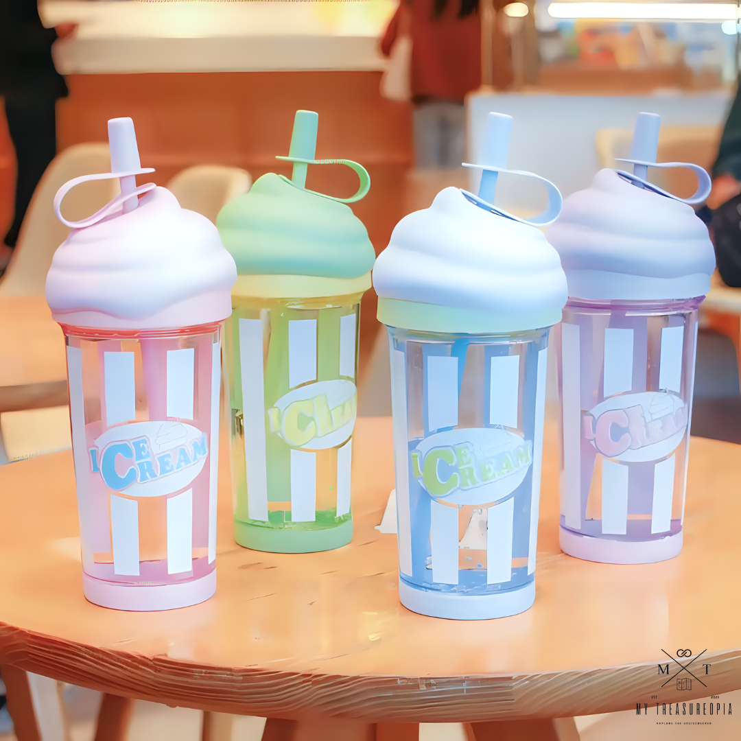 Ice Cream Water Bottle - 500ML