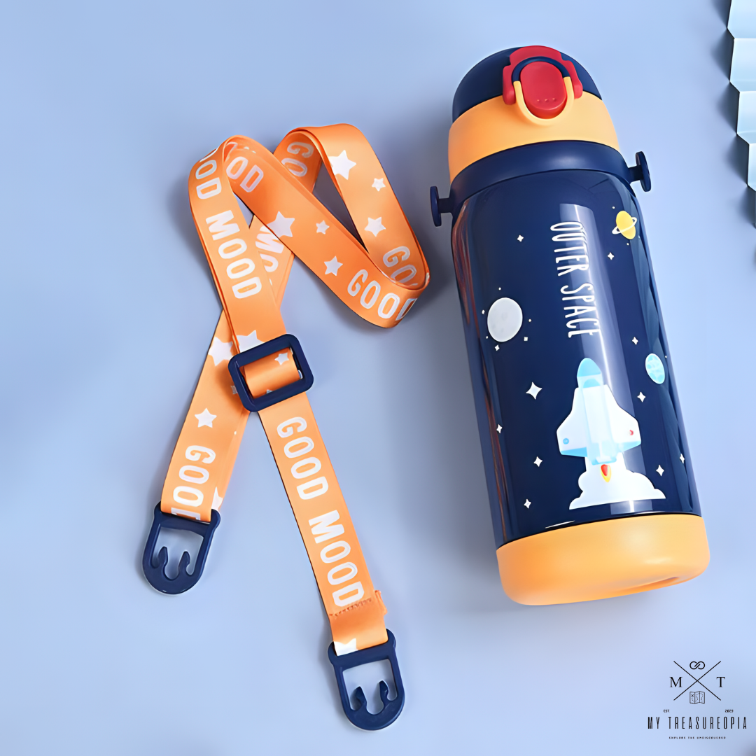 Space Shuttle Stainless Steel Water Bottle - 450ML