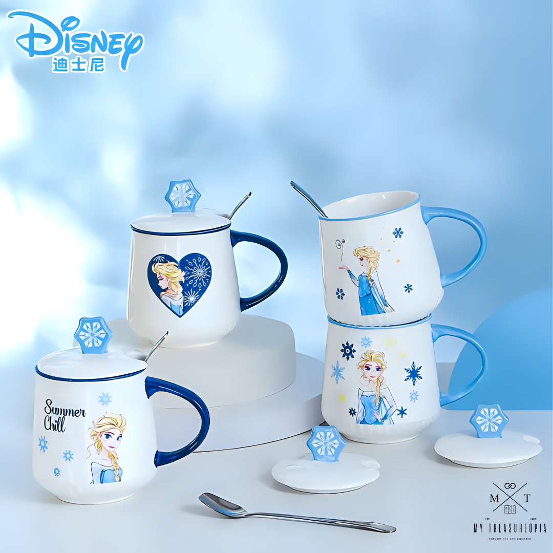 Frozen Ceramic Mug With Lid (1 Piece)