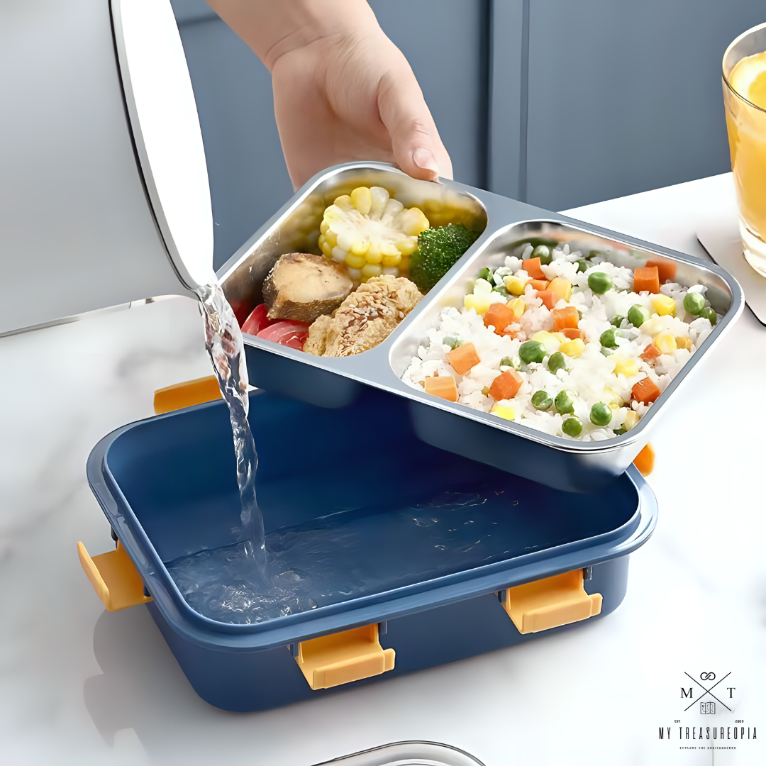 Bright & Beautiful Stainless Steel Lunch Box - 800ML