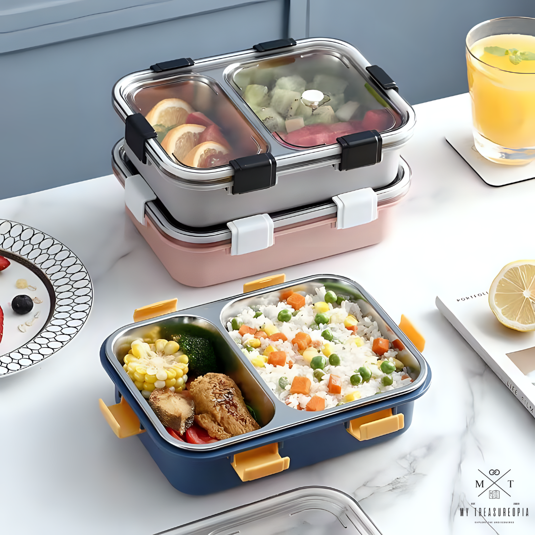 Bright & Beautiful Stainless Steel Lunch Box - 800ML