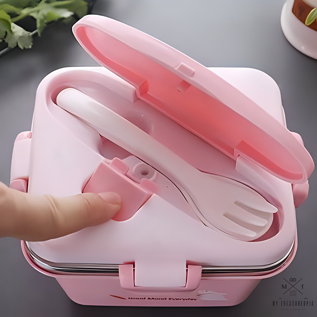 One Bowl Meal Stainless Steel Lunch Box - 650ML