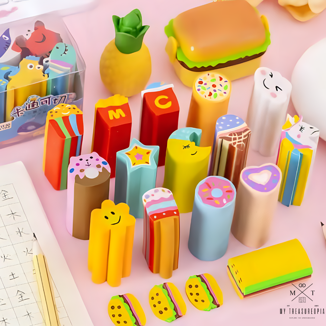 Unicorn Eraser Box ( Box Contains 6 Pcs Eraser )