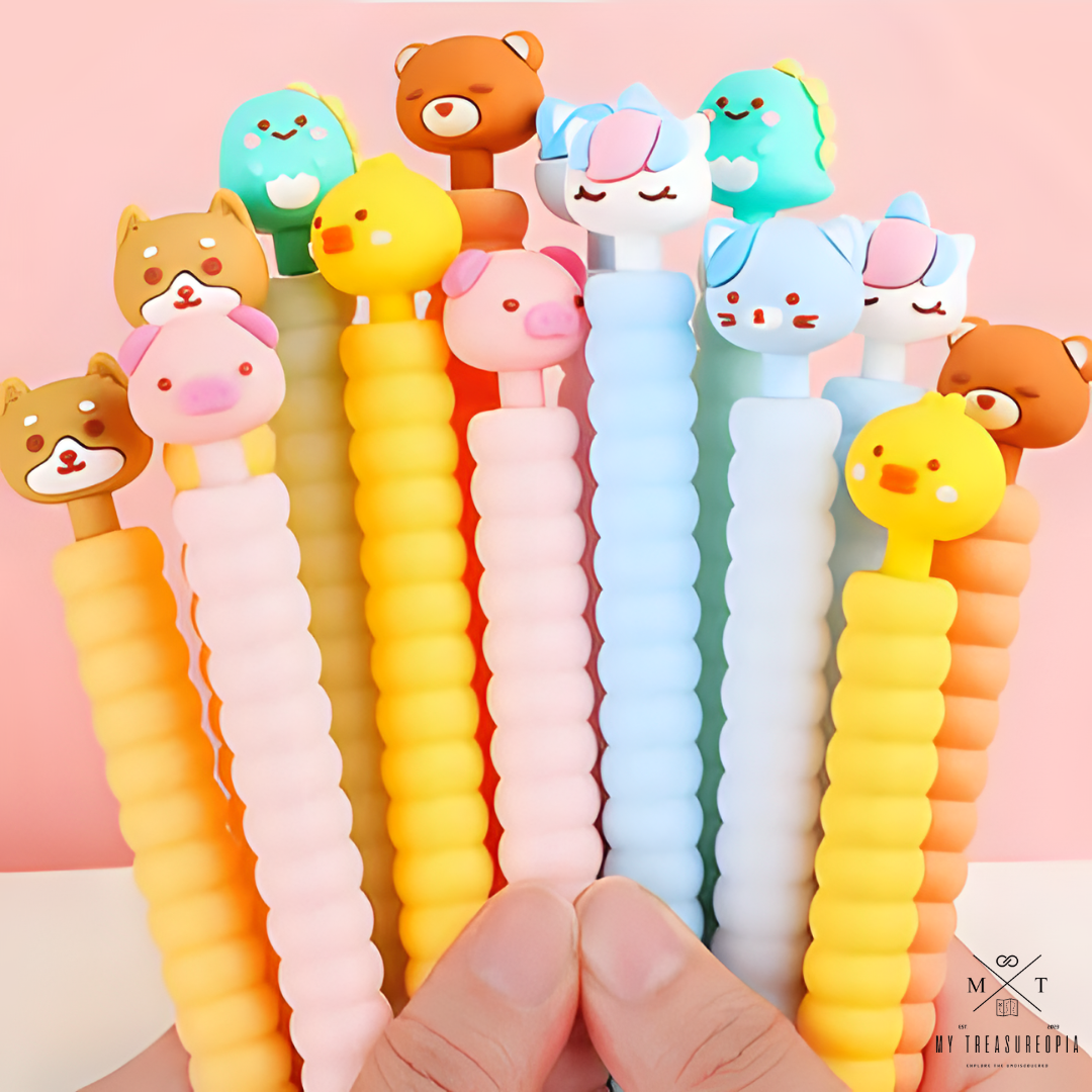 Silicone Mechanical Pencil ( Unicorn , Dino, Bear , Bunny, Duck , Dog )