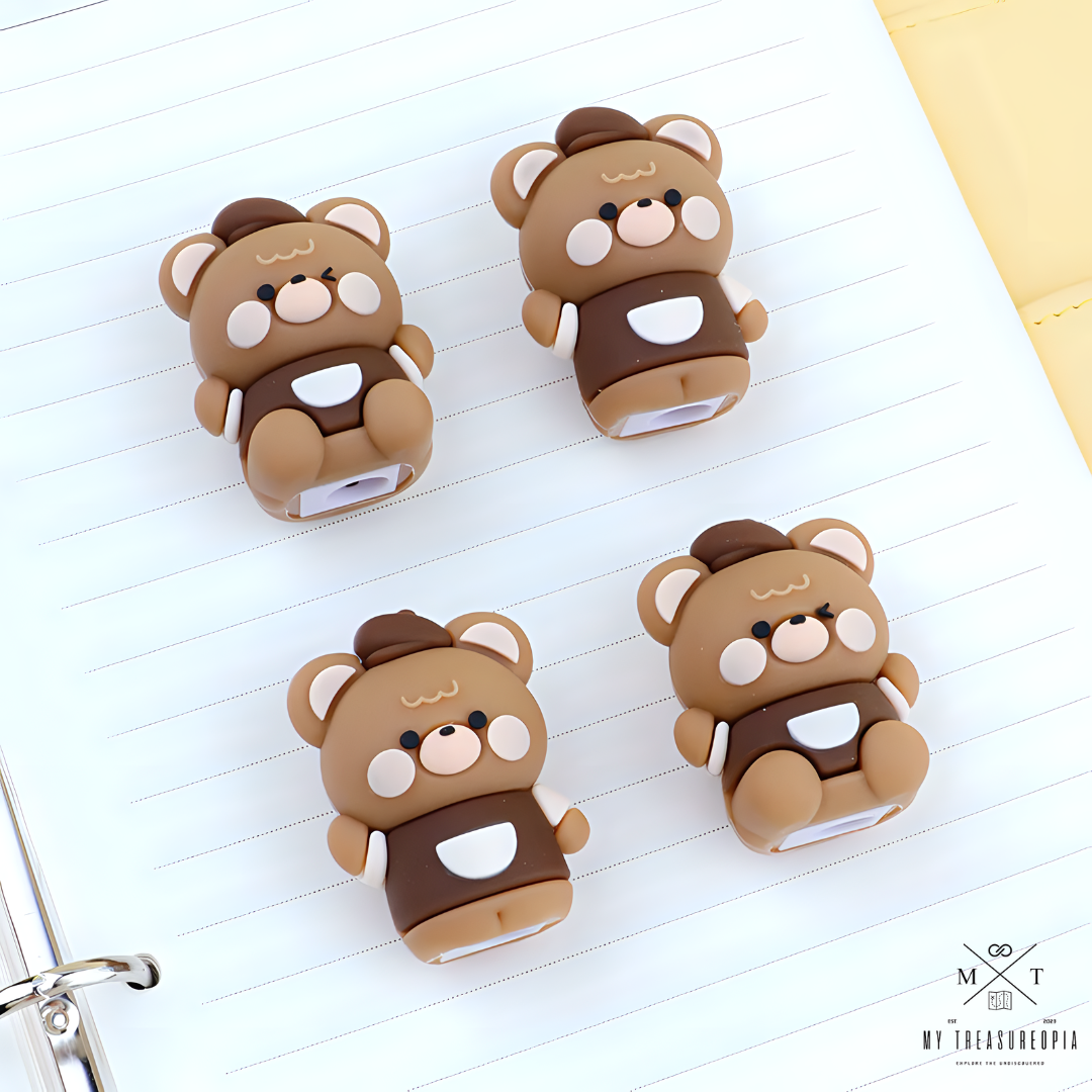 Mini Coffee Bear Sharpener ( Pack Of 2 )