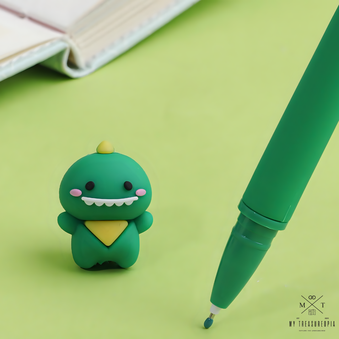 Baby Dino Gel Pen ( Pack Of 3 Pcs )