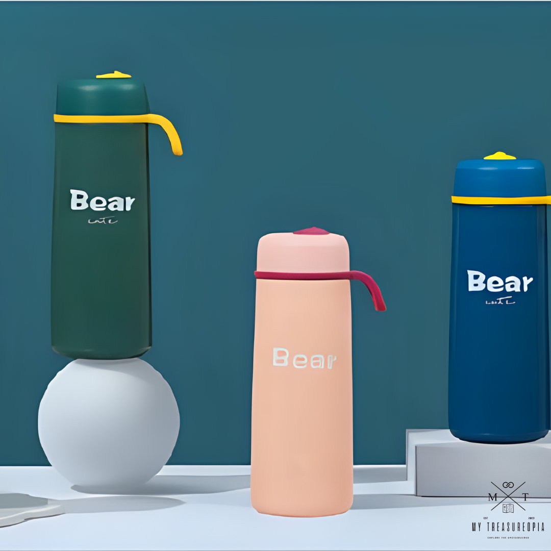 Bear Cute Stainless Steel Water Bottle - 350ML