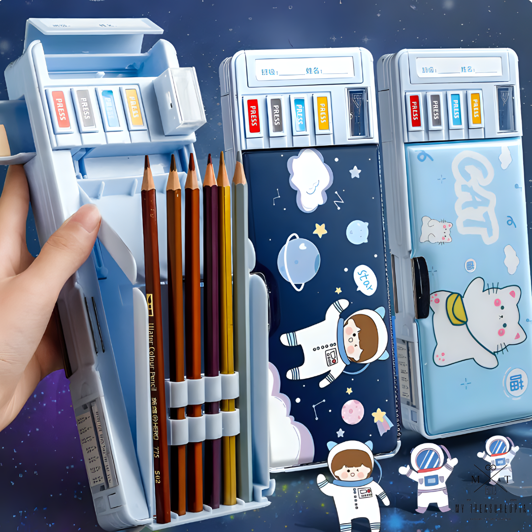 Cartoon Themed Magnetic pencil Box