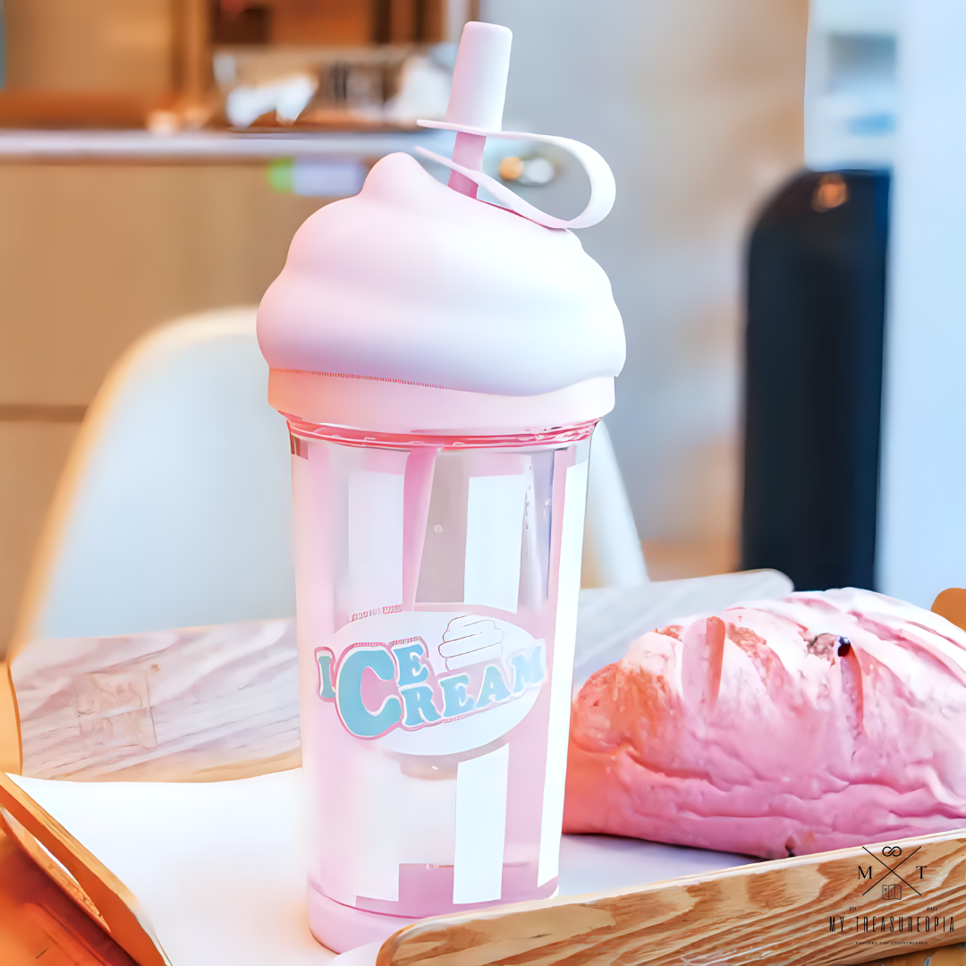 Ice Cream Water Bottle - 500ML