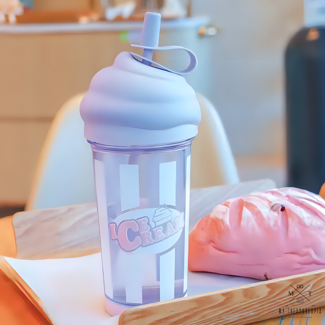 Ice Cream Water Bottle - 500ML