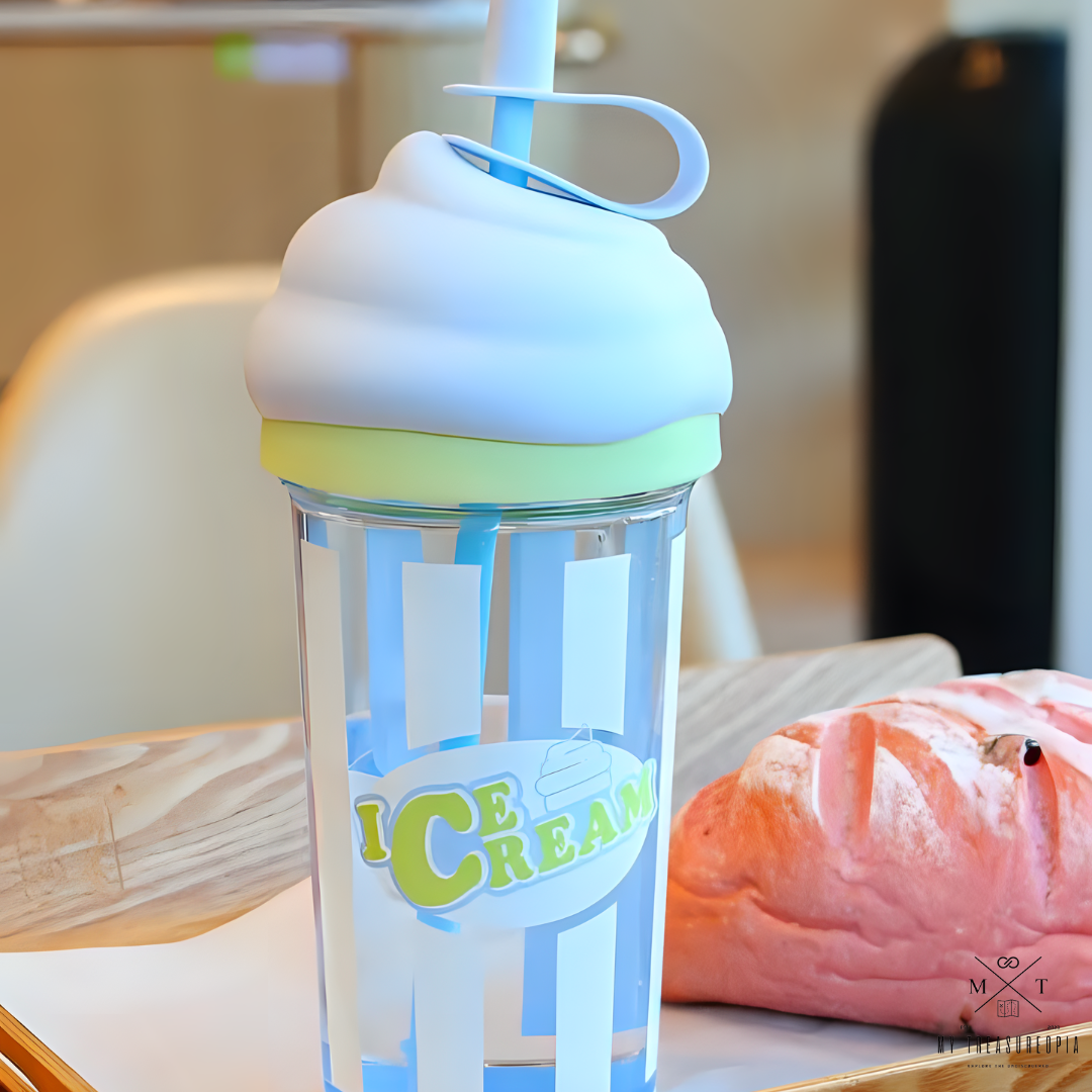 Ice Cream Water Bottle - 500ML