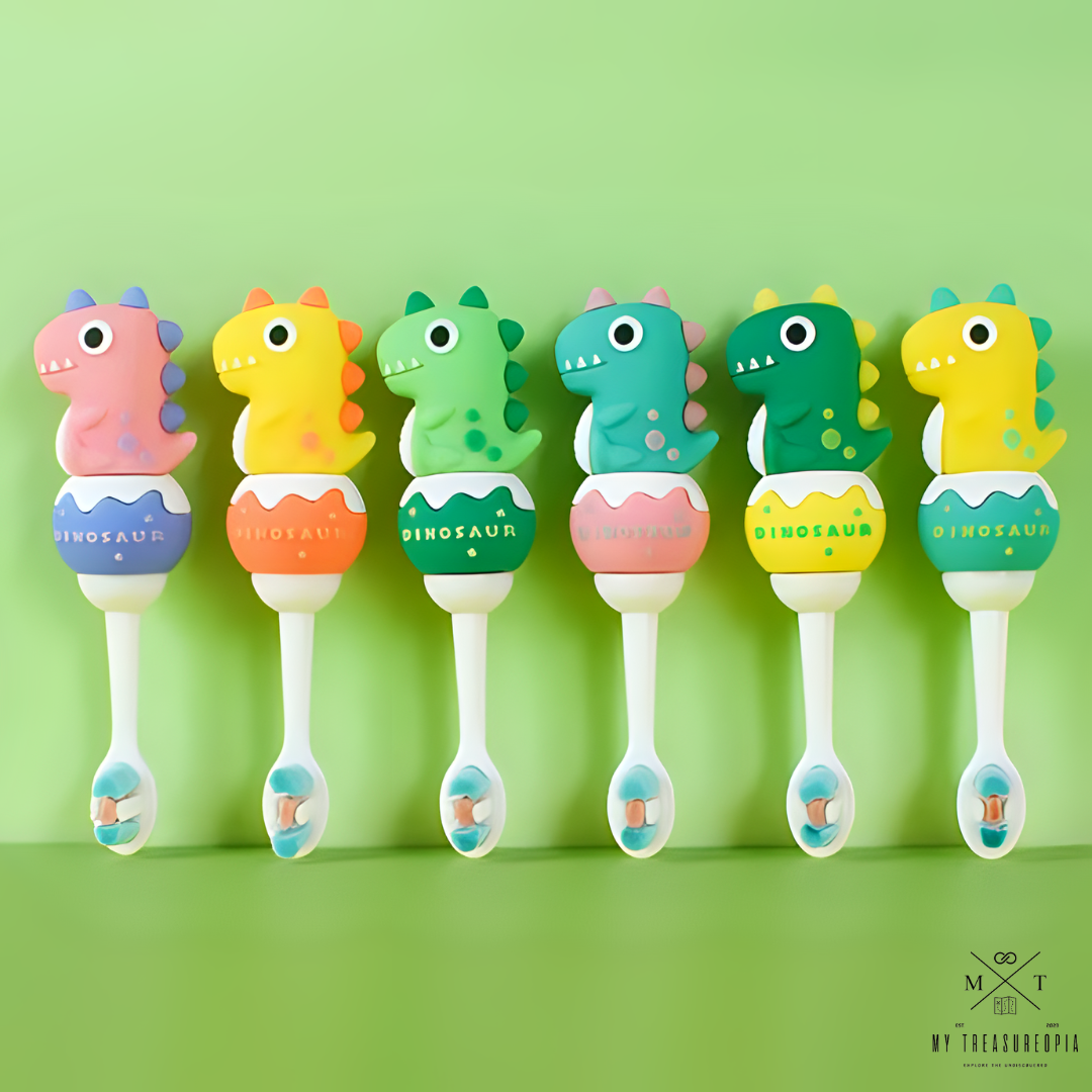 Baby Dino Toothbrush For Kids