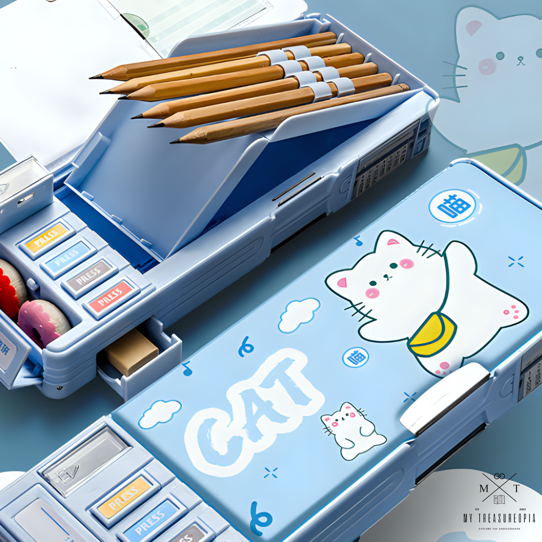 Cartoon Themed Magnetic pencil Box