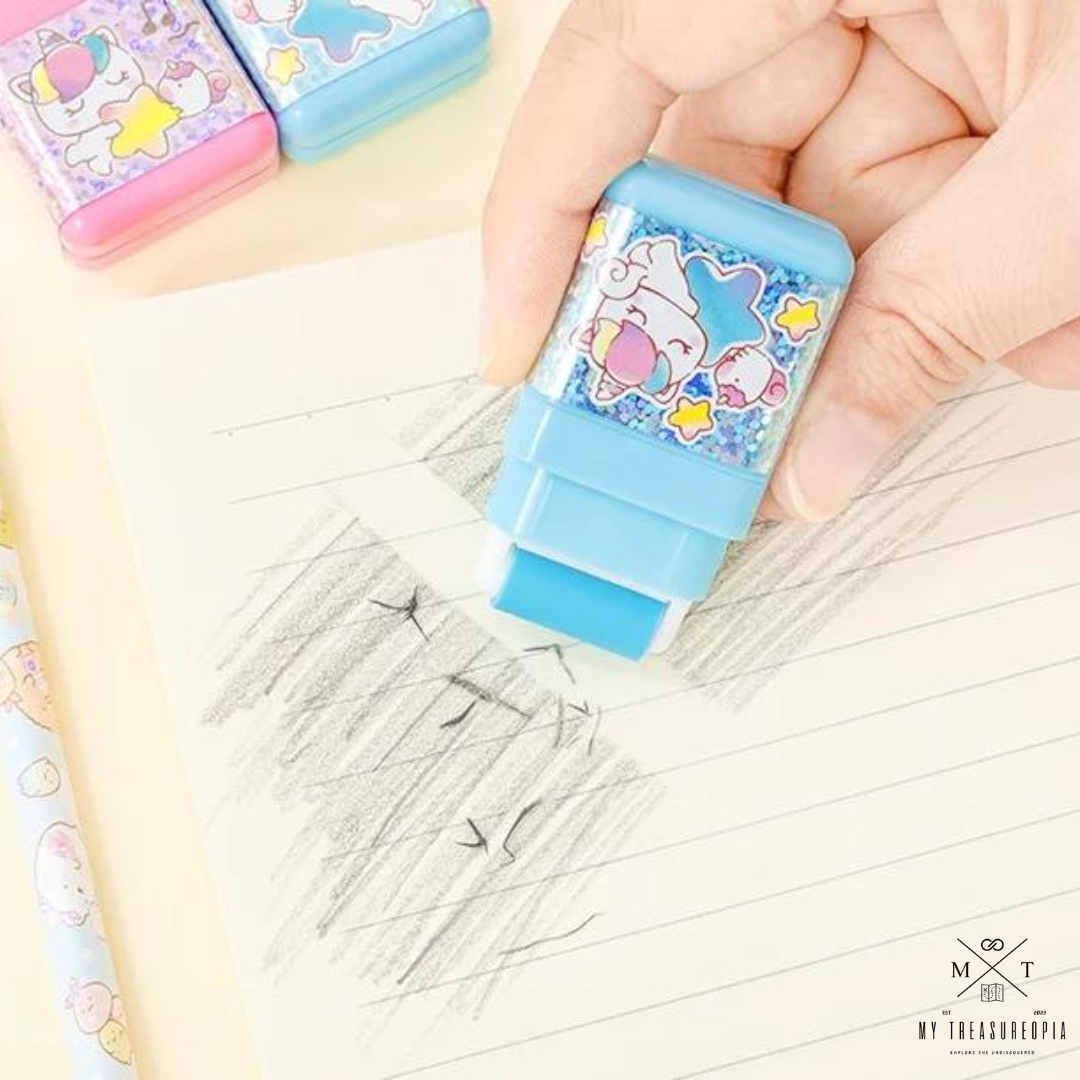 Unicorn Roller Eraser ( Pack Of 4 )