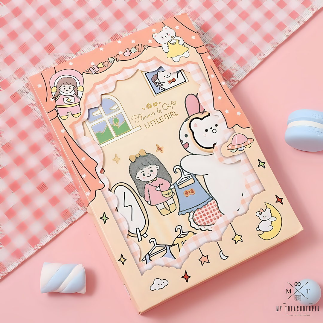 Bear Fam Diary With Magnetic Buckle