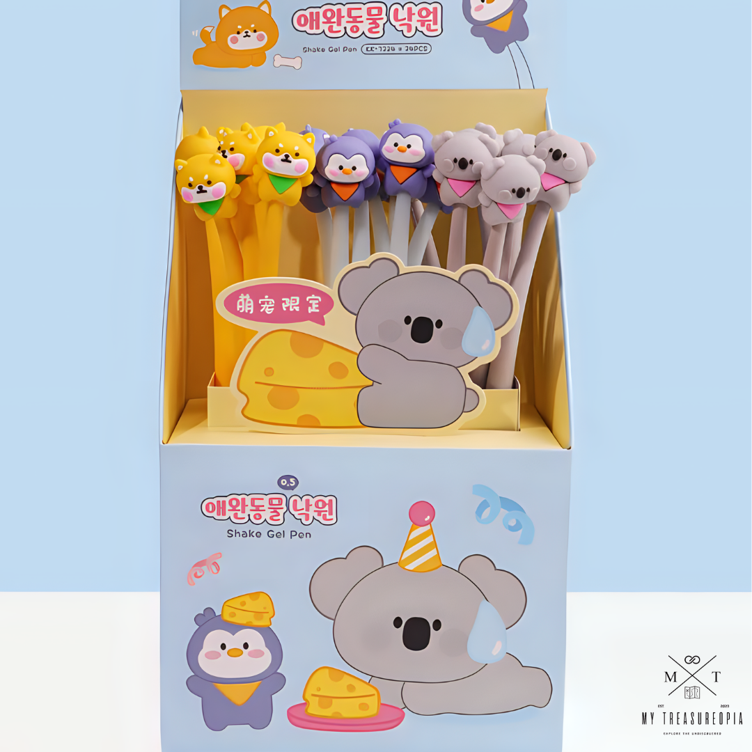 Baby Animal Gel Pen ( Pack Of 3 Pcs )