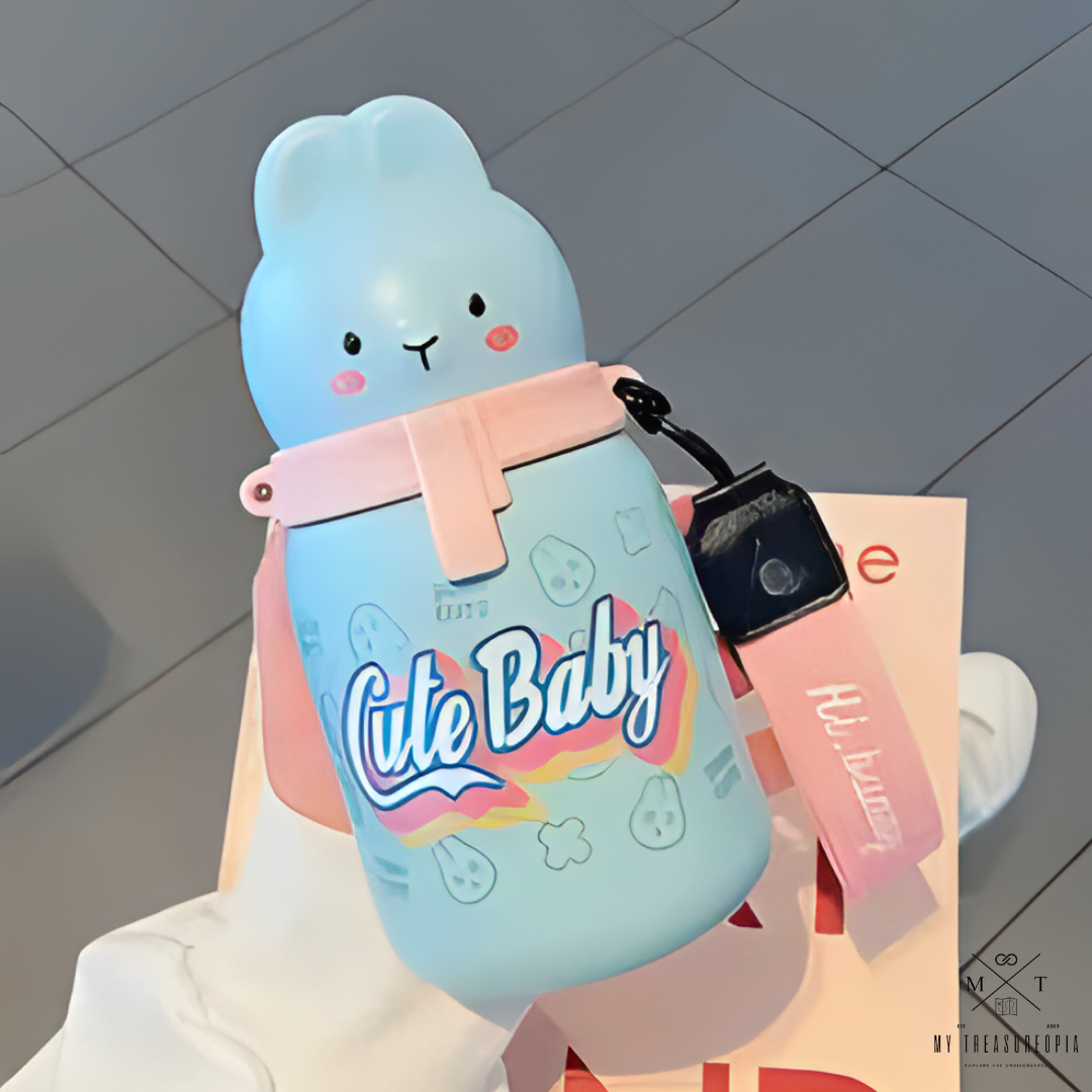 Cute Baby Stainless Steel Vacuum Water Bottle - 350ML