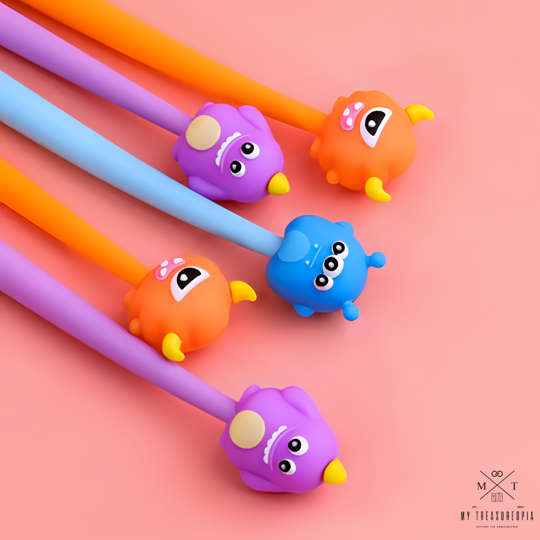 Monster Gel Pen ( Pack Of 3 Pcs )