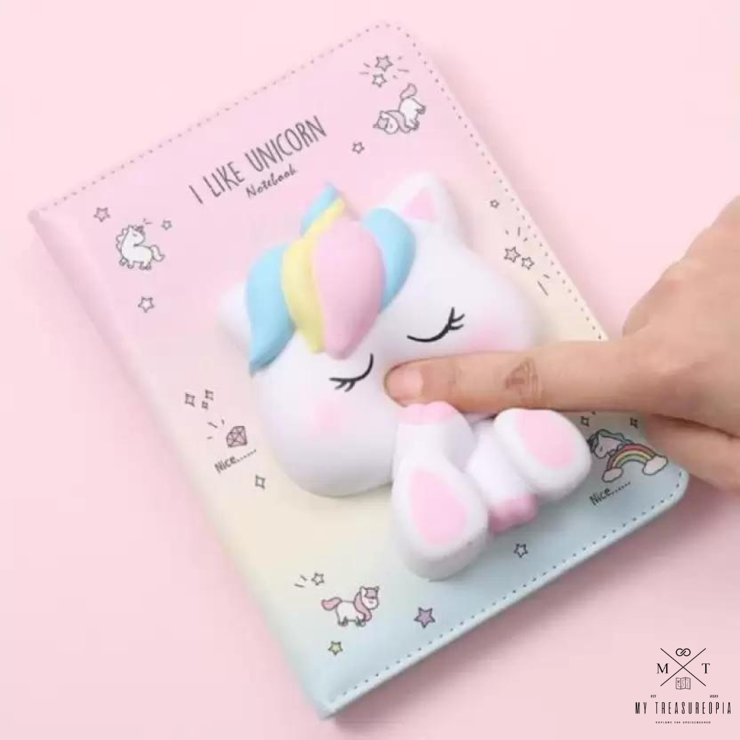 I Like Unicorn Diary With Squishy Toy