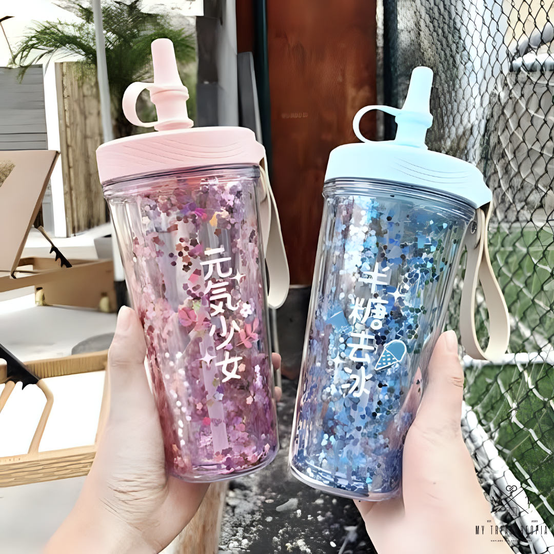 Glitter Sipper Bottle - 400ML