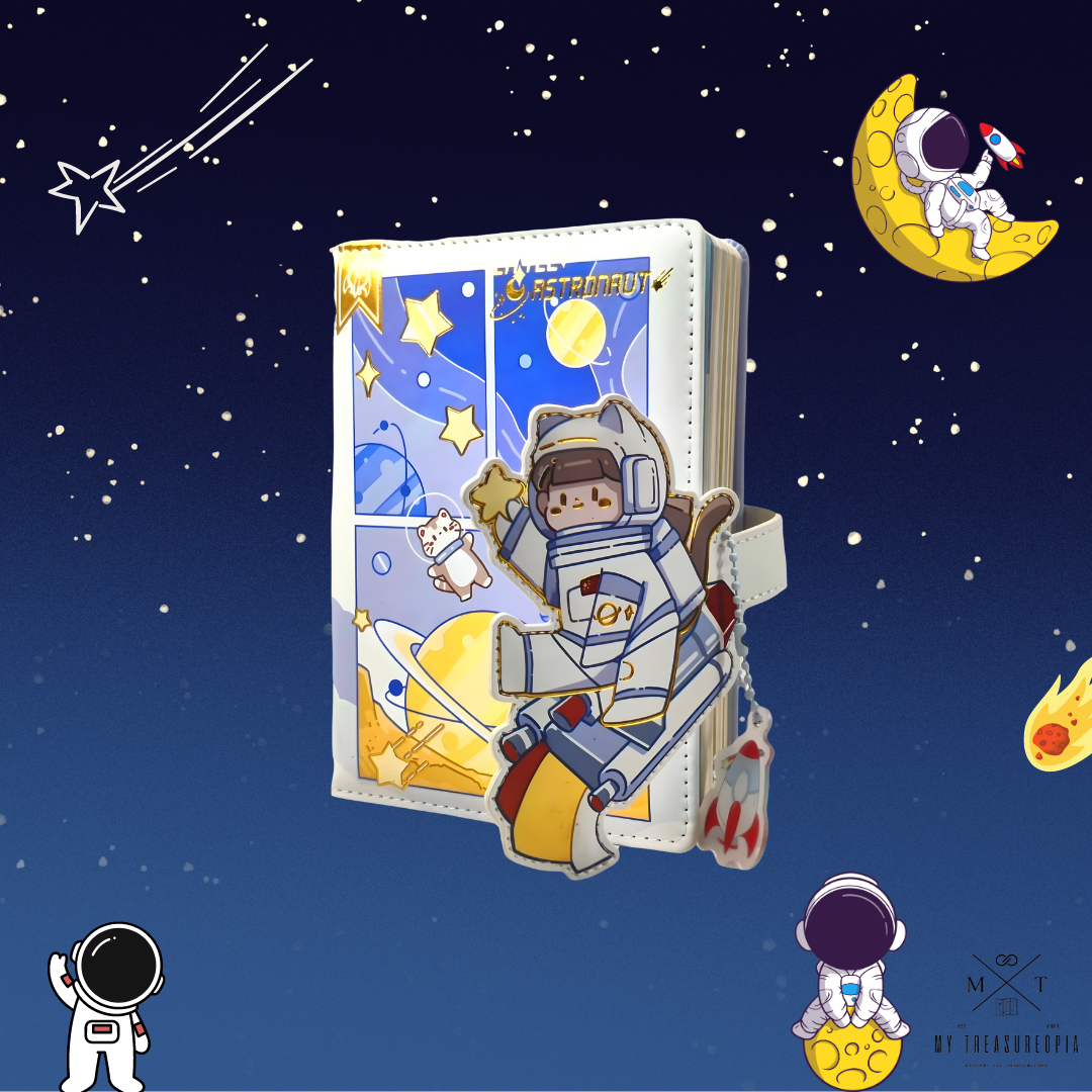 Little Astronaut Diary With Magnetic Buckle