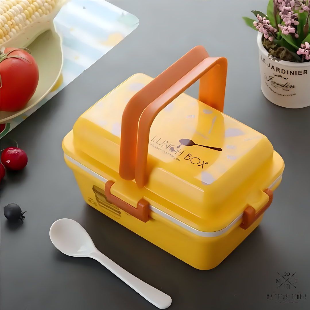 Lucky Golden Lunch Box - 1300ML