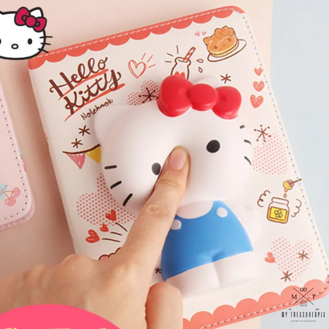 Hello Kitty Diary With Squishy Toy