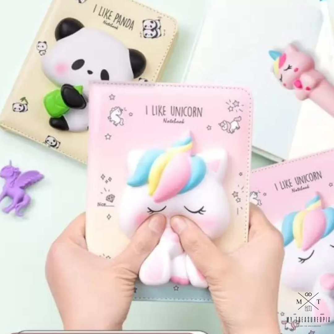 I Like Unicorn Diary With Squishy Toy