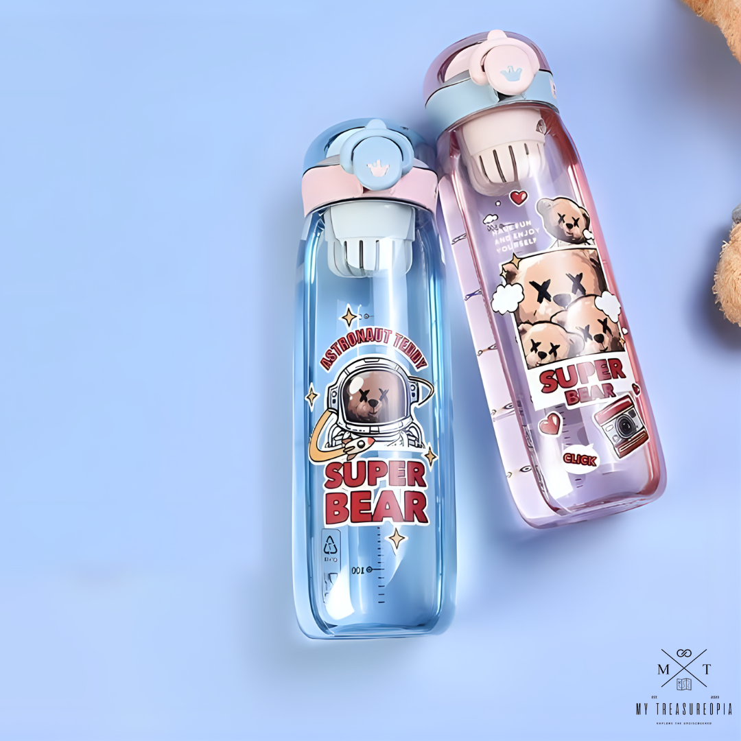 Super Bear Water Bottle - 600ML