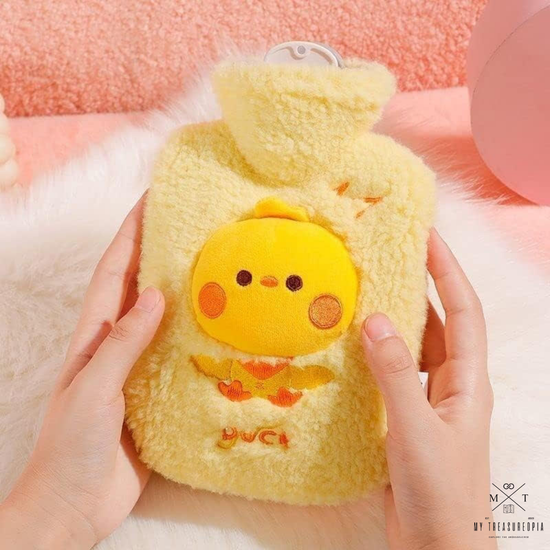 Baby Animals Hot Water Bag With Squishy Toy - 1000ML