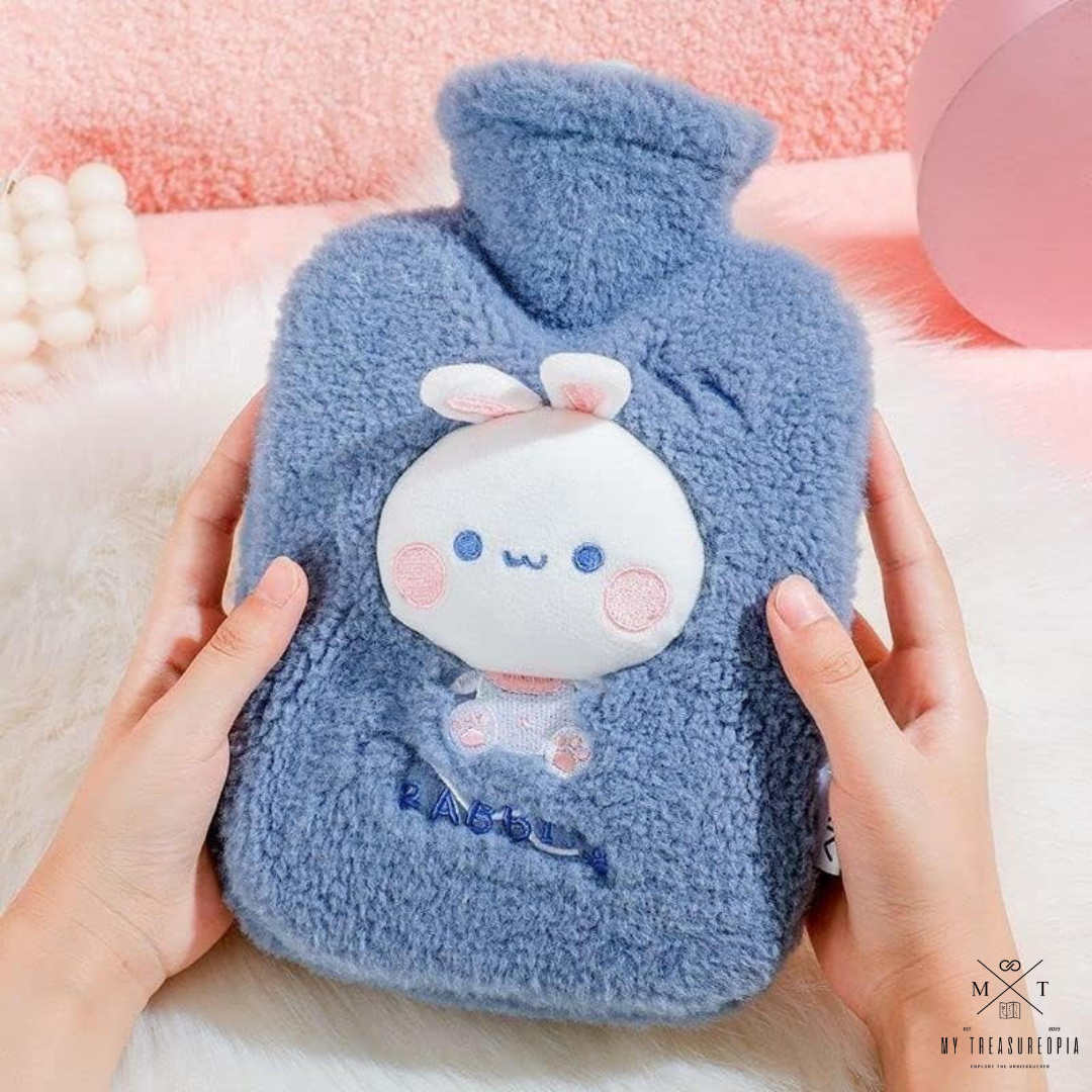 Baby Animals Hot Water Bag With Squishy Toy - 1000ML