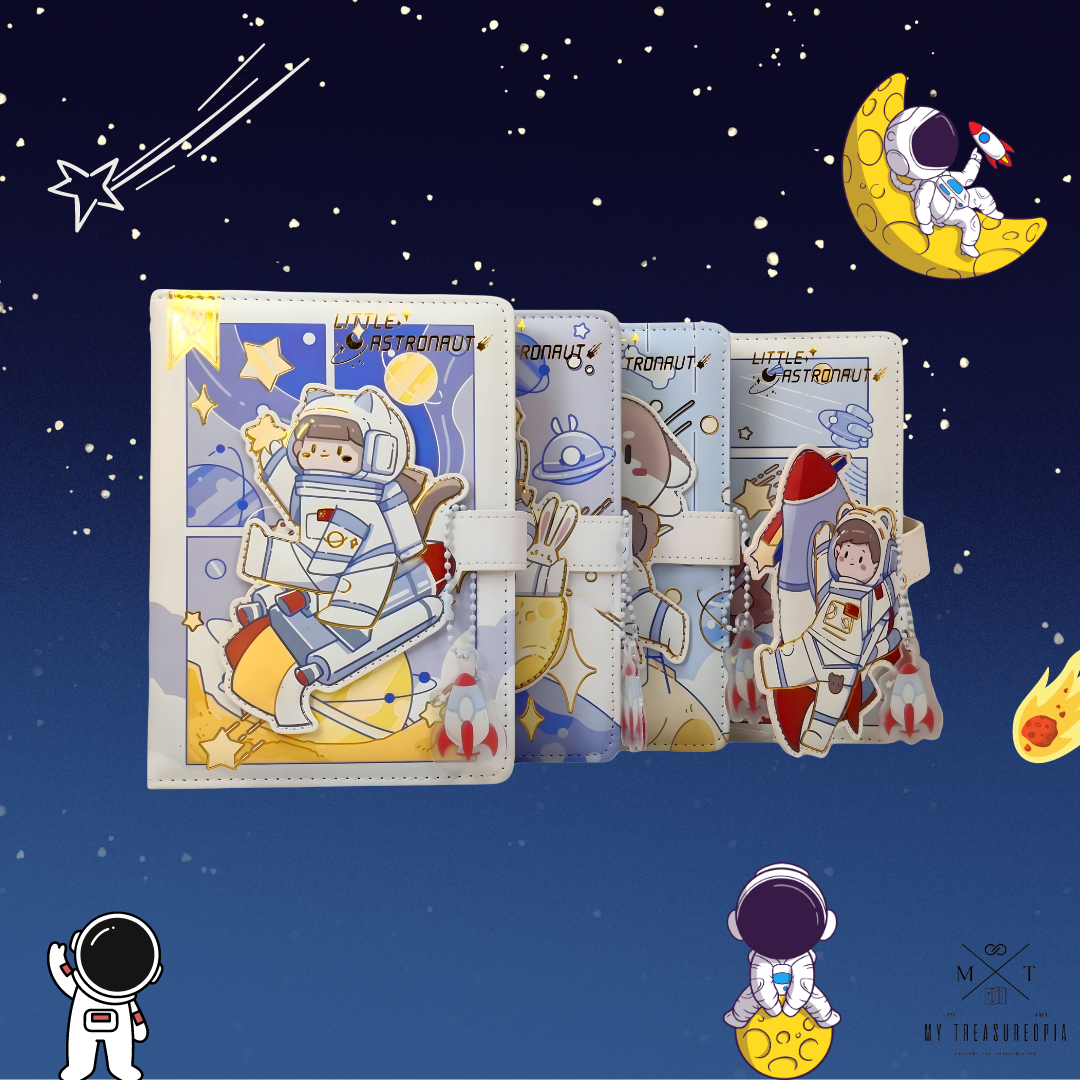 Little Astronaut Diary With Magnetic Buckle