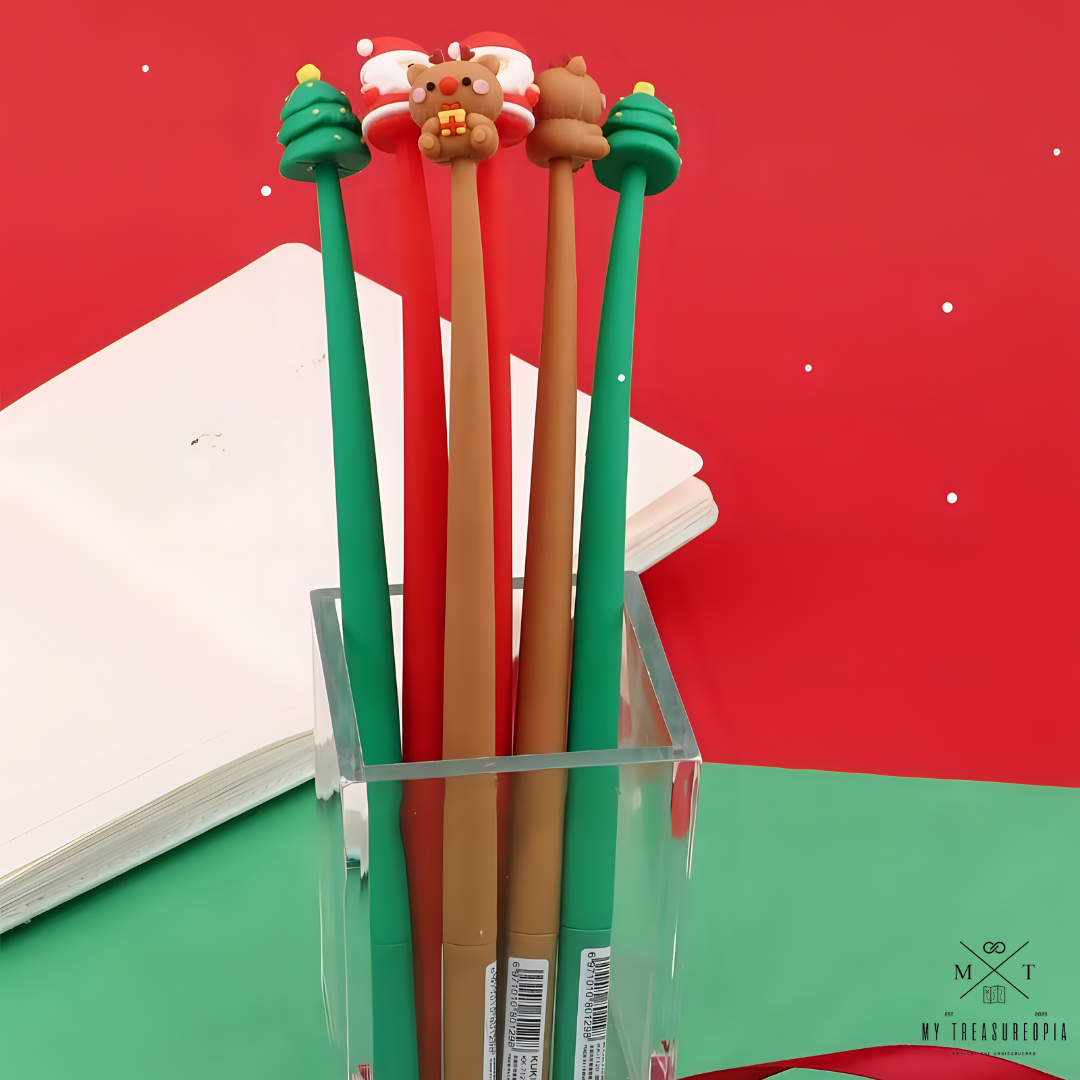 Merry Christmas Gel Pens ( Pack Of 3 )