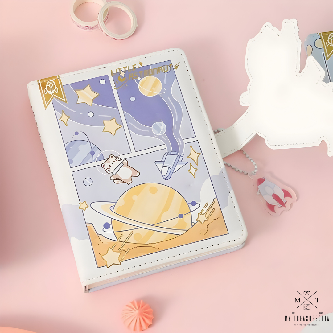 Little Astronaut Diary With Magnetic Buckle