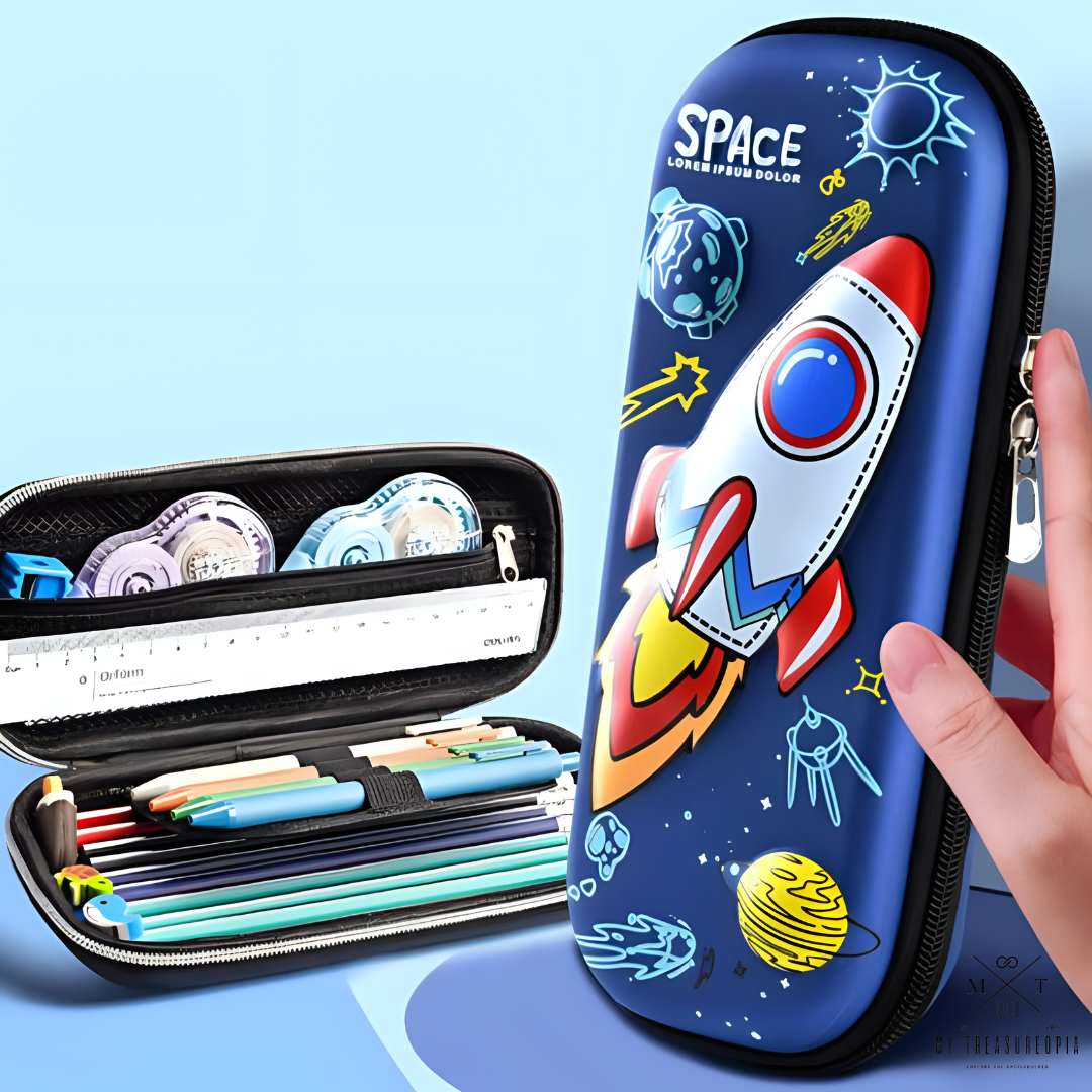 Rocket Pencil Case