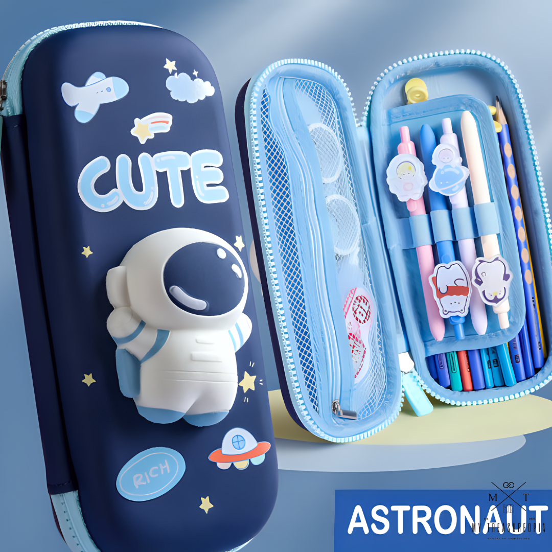 3D Eva Pencil Case With Squishy Baby Animals