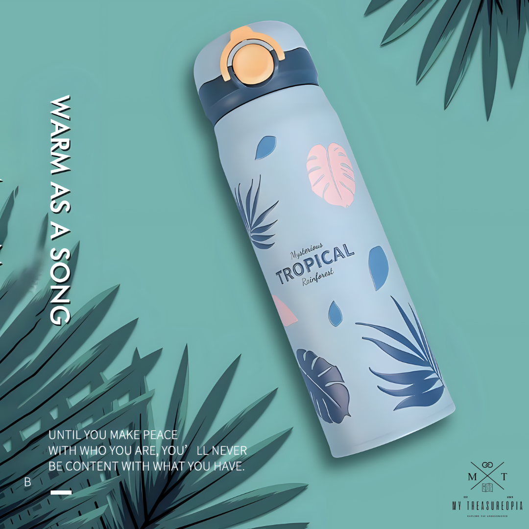 Tropical Season Stainless Steel Water Bottle - 420ML