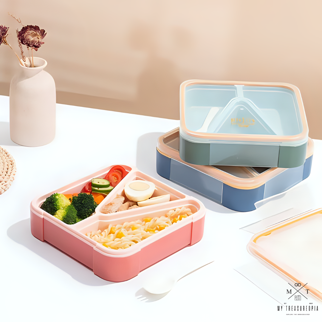 Bistro Triple Compartment Lunch Box - 850ML