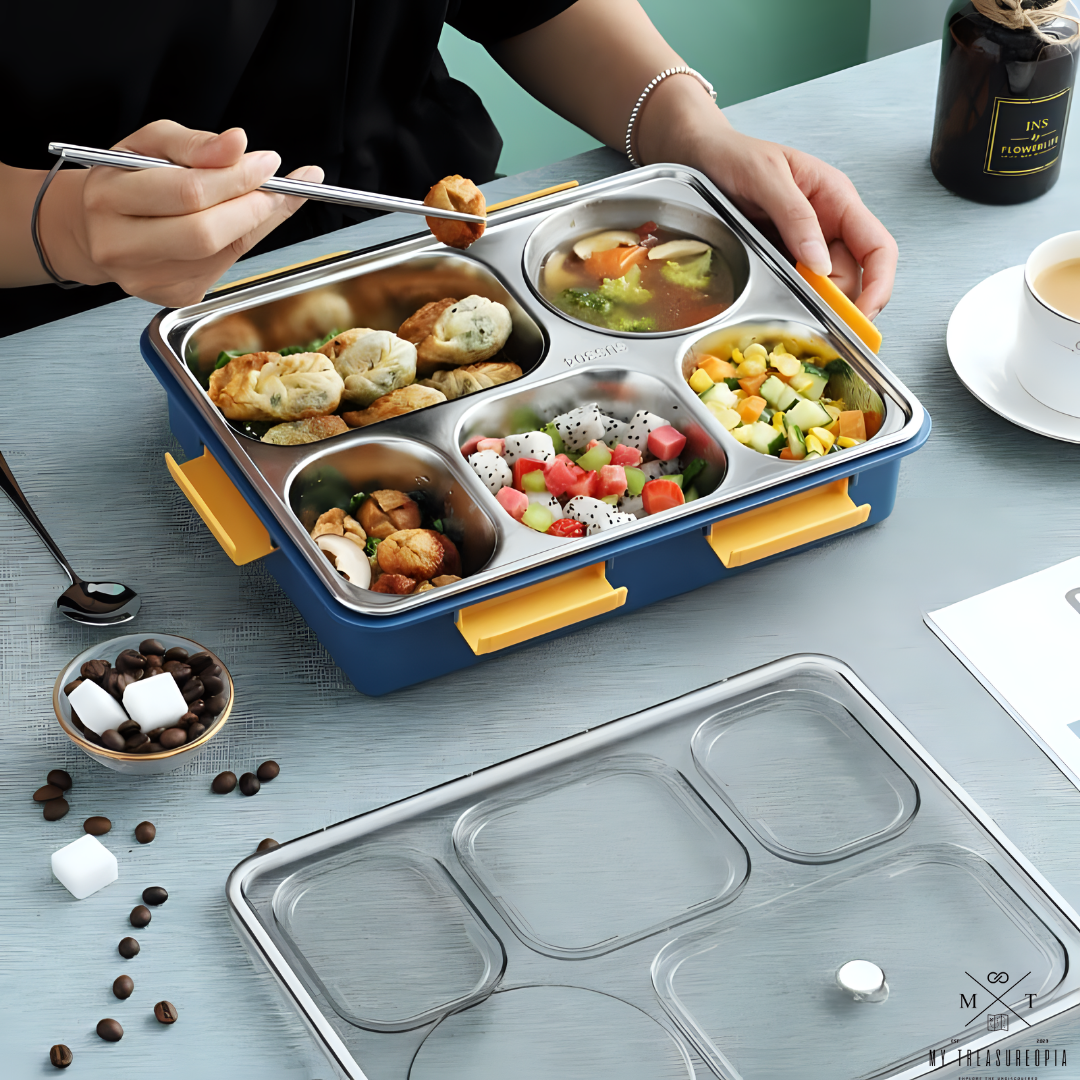 Canto Bento Five Compartment Lunch Box - 1280ML