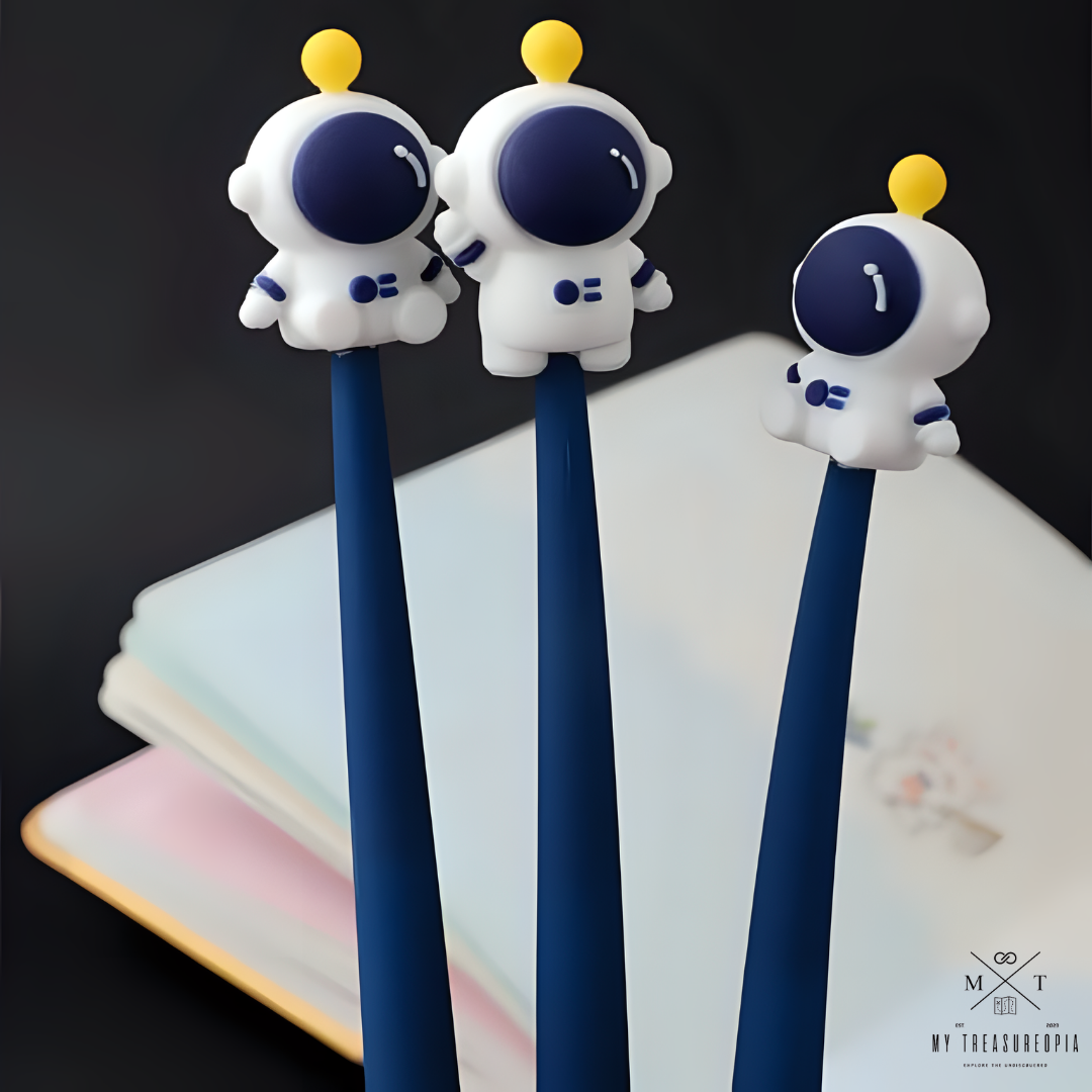 Astronaut Gel Pen ( Pack Of 3 Pcs )