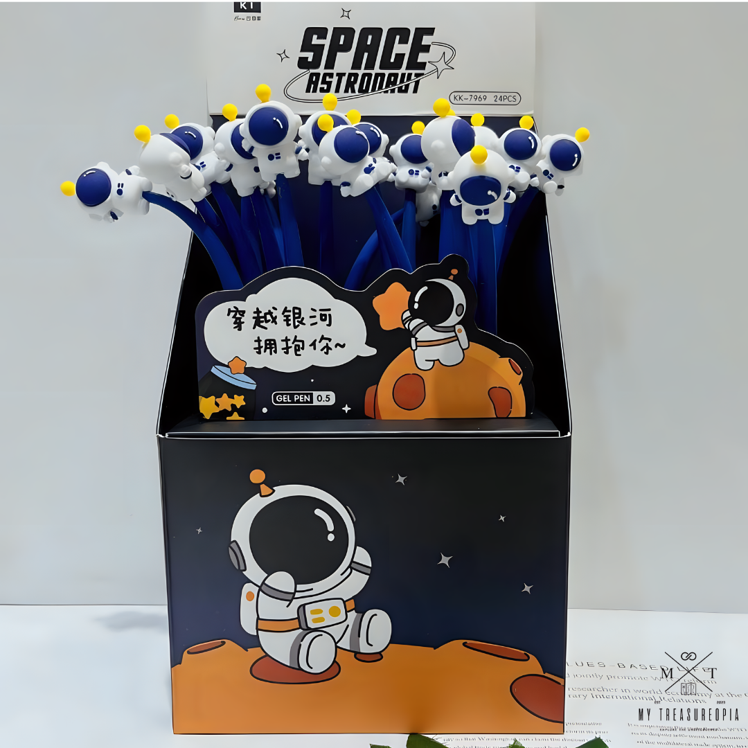 Astronaut Gel Pen ( Pack Of 3 Pcs )