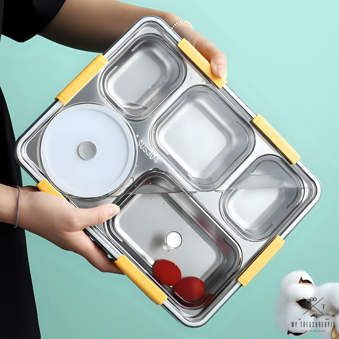 Canto Bento Five Compartment Lunch Box - 1280ML