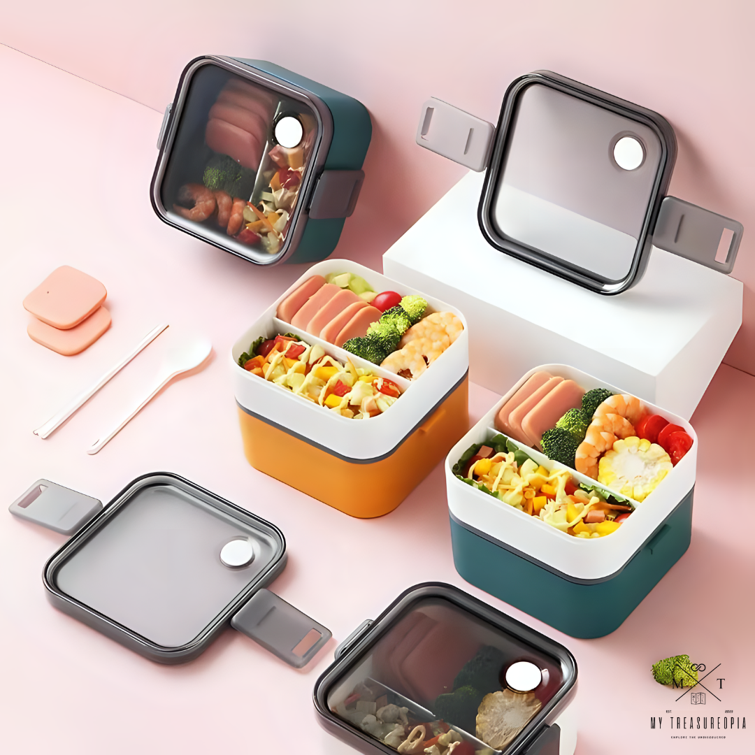 Yaki Maki Dual Compartment Lunch Box - 850ML