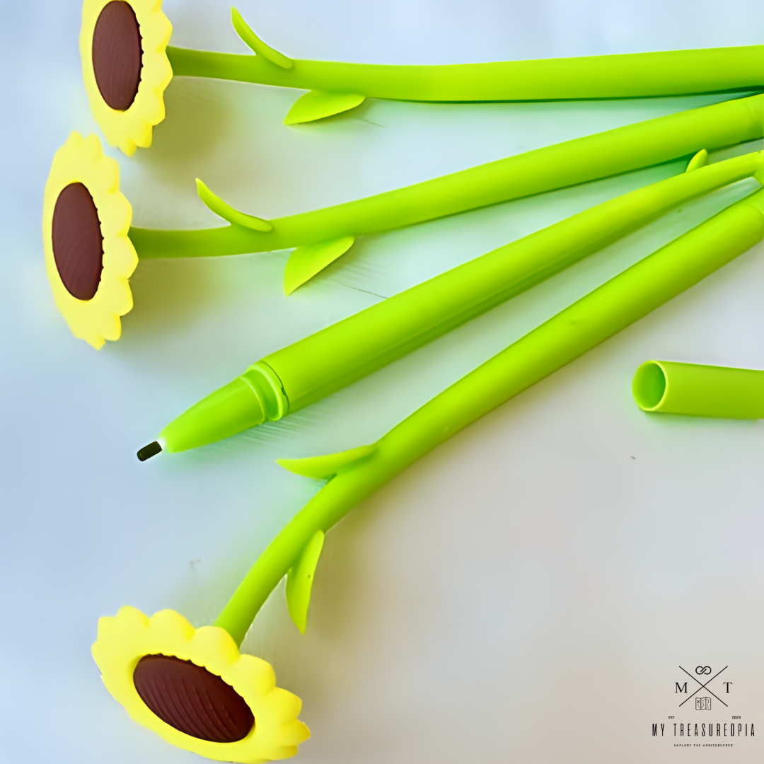 Sunflower Gel Pen ( Pack Of 3 Pcs )