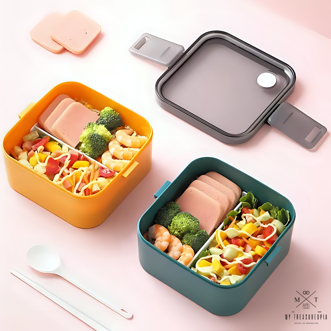 Yaki Maki Dual Compartment Lunch Box - 850ML