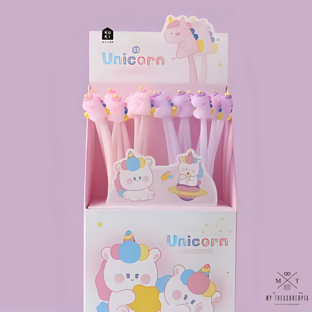 Unicorn Gel Pen ( Pack Of 3 Pcs )