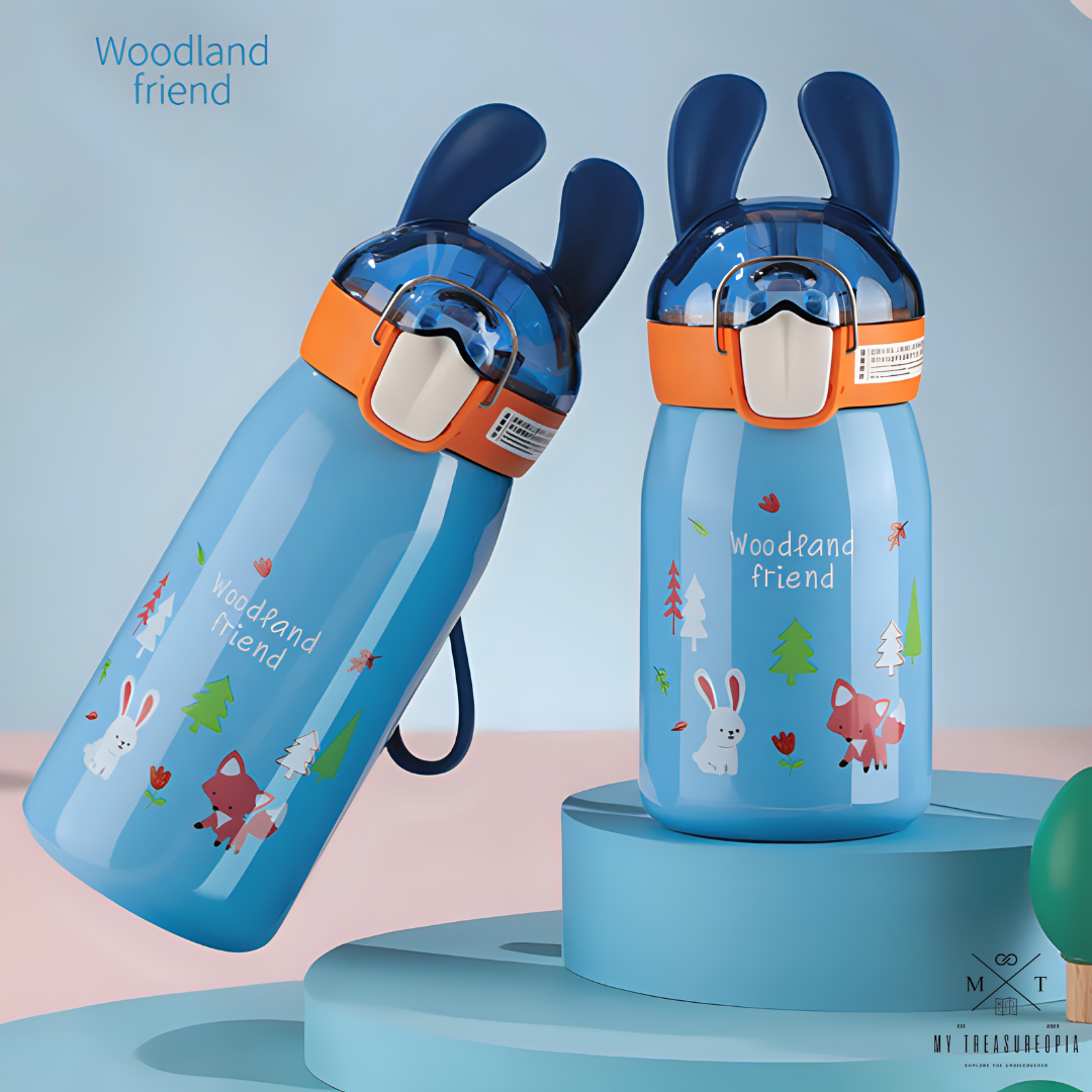 Animal World Stainless Steel Water Bottle - 400ML