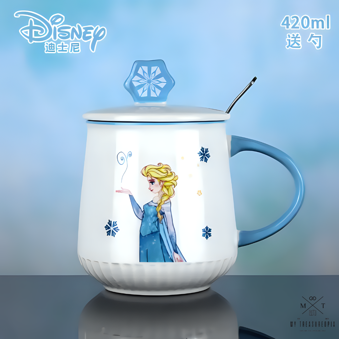 Frozen Ceramic Mug With Lid (1 Piece)