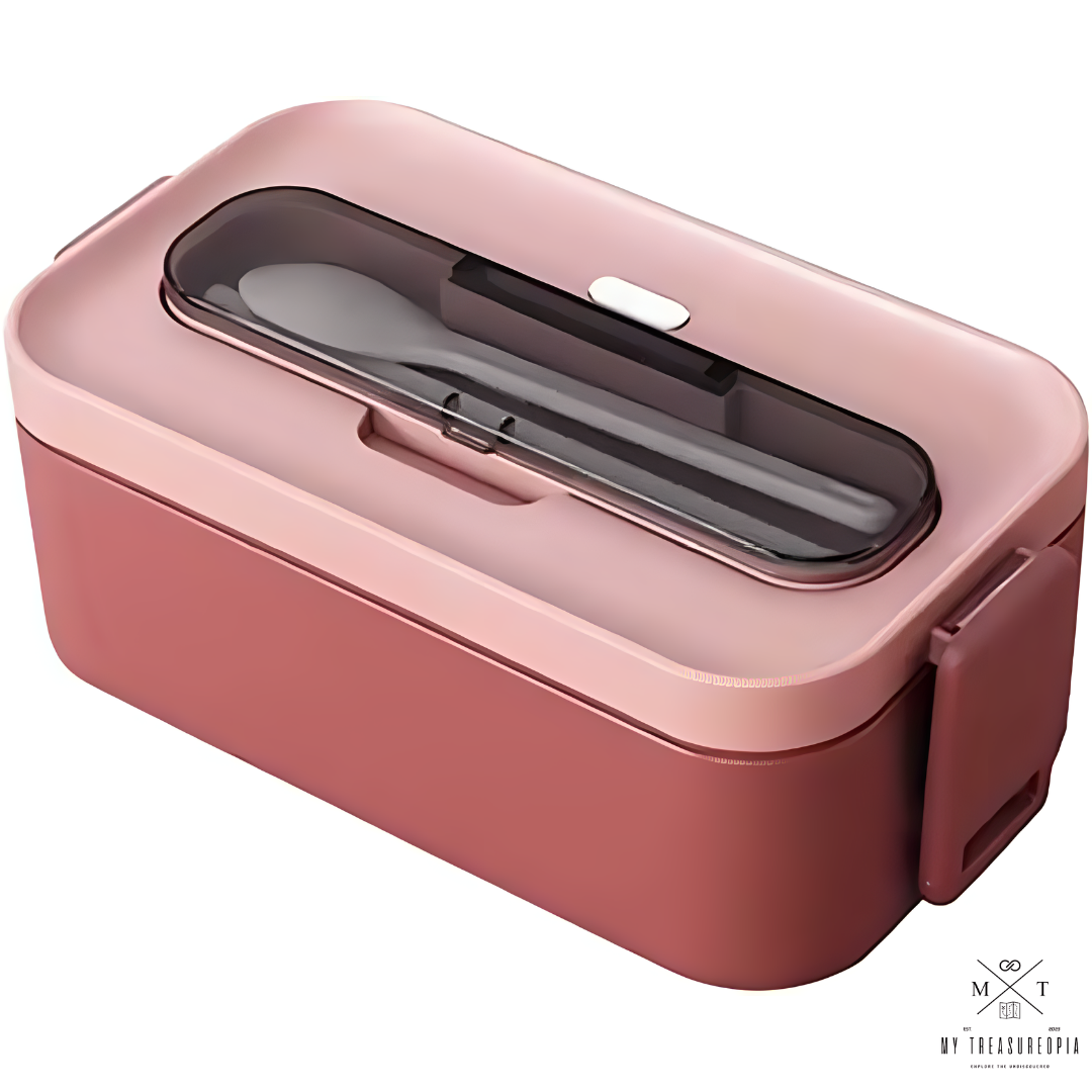 Hungry Belly Lunch Box With Spoon & Fork - 1000ML